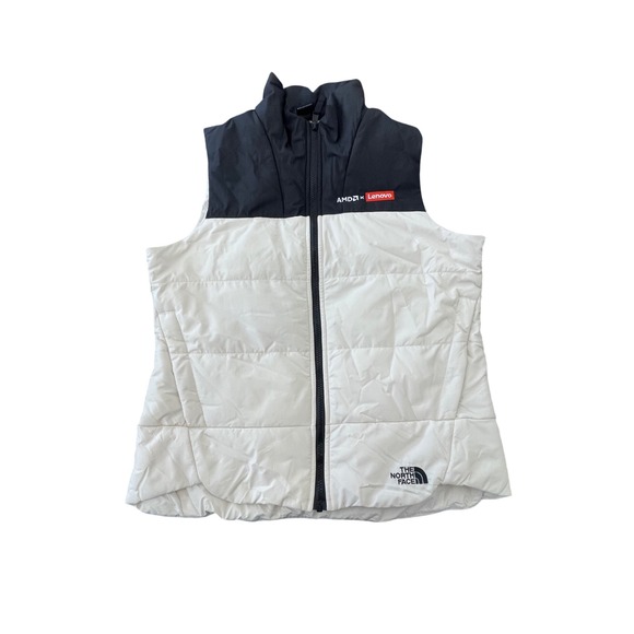 The North Face Jackets & Blazers - The North Face Womens AMD Lenovo Colorblock Puffer Vest White Black Size M I09